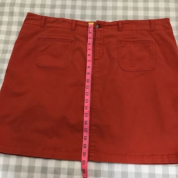 ADDITION-ELLE skort mini skirt shorts orange tangerine plus size pockets size 24 - Picture 8 of 14